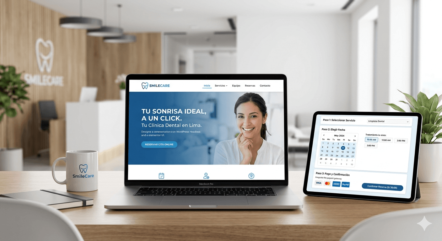 Web Clínica Dental con Reservas — Clínica Odontológica